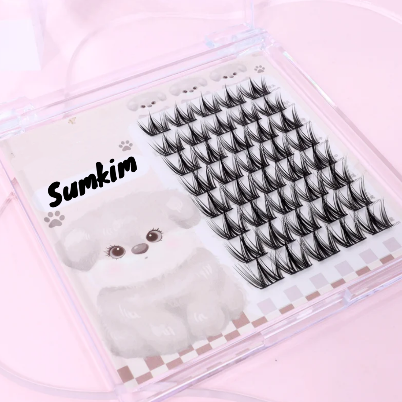 40 cluster per box Lash Group Single Lash Extension Thin Invisibility Band DIY False Eyelashes Suitable for Self-Use Beginner Five Seconds Series Wispy Lash Tray, LuxeBold